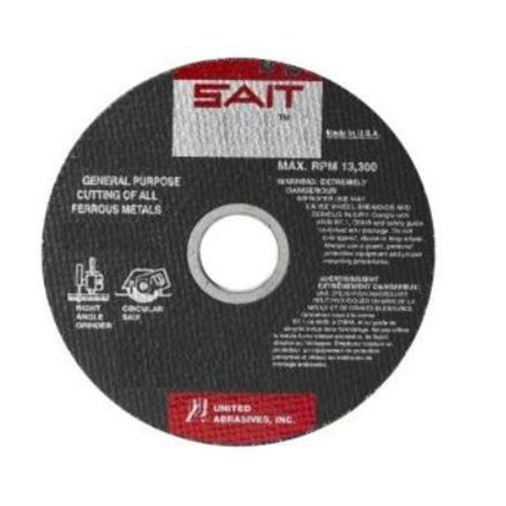 SAIT 23325 Type 1 5-Inch x .045-Inch High Performance Cut Off Wheels (50 Pack) - Ace Tool Group - Sait