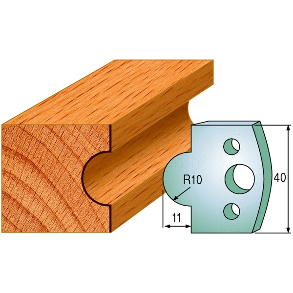 CMT 690.014 Pair of Profiled Knives for Shaper Cutters - Ace Tool Group - CMT