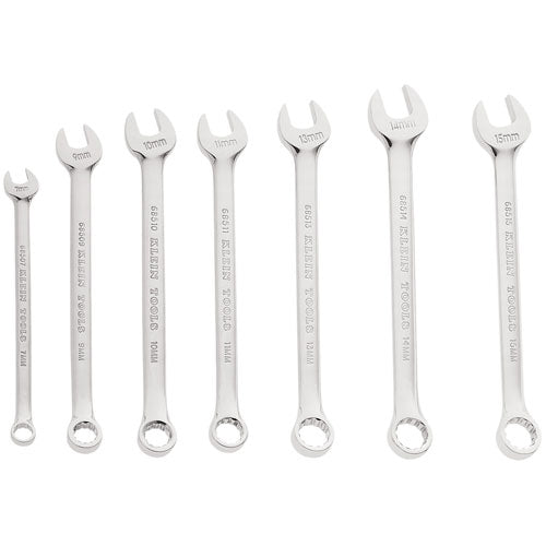 Klein Tools 68500 Metric Combo Wrench Set, 7 Pc - Ace Tool Group - Klein