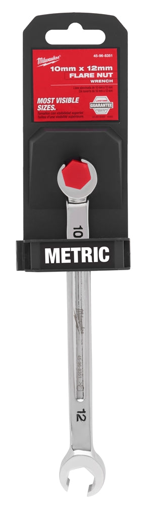 Milwaukee 45-96-8351 10mm X 12mm Double End Flare Nut Wrench - Ace Tool Group - Milwaukee