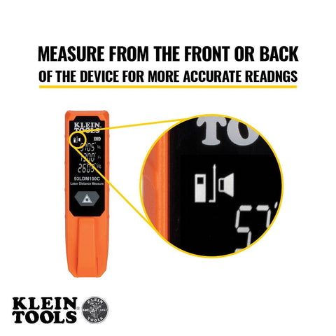 Klein 93LDM100C Compact Laser Distance Measure - Ace Tool Group - Klein