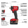Milwaukee M18 FUEL1/2 " Compact Impact Wrench w/ Pin Detent Kit - Ace Tool Group - Milwaukee