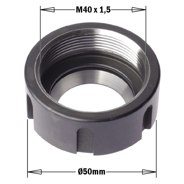 Cmt 992.183.01 Clamping Nut Rh For Er32 - Ace Tool Group - CMT
