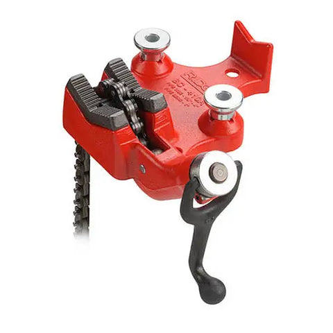 RIDGID BC410 40195 Top Screw Bench Chain Vise, 1/8 - 4 in. - Ace Tool Group - Ridgid