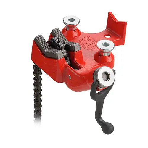 RIDGID 40205 Top Screw Bench Chain Vise, 1/8 - 5 in. - Ace Tool Group - Ridgid
