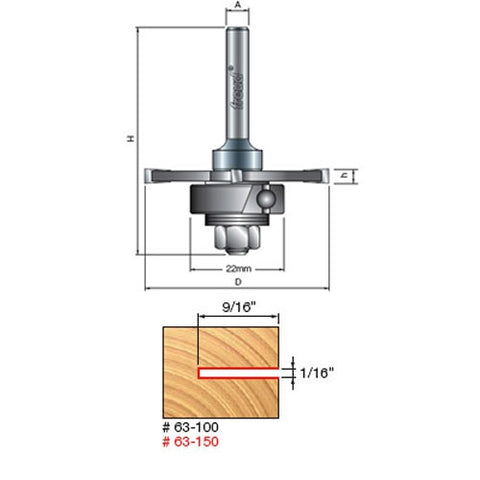 Freud Tools 9/16" Depth Slotting Cutter Set - Ace Tool Group - Freud