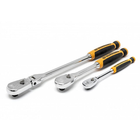 GearWrench 81203T 3 Pc Cushion Grip Ratchet Set - Ace Tool Group - Gearwrench
