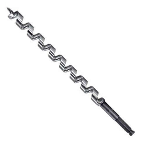 Irwin 48511 Impact Wrench Long Ship Auger Bits 7/16" Shank 11/16" Diameter 12" Total Length Single - Ace Tool Group - Irwin