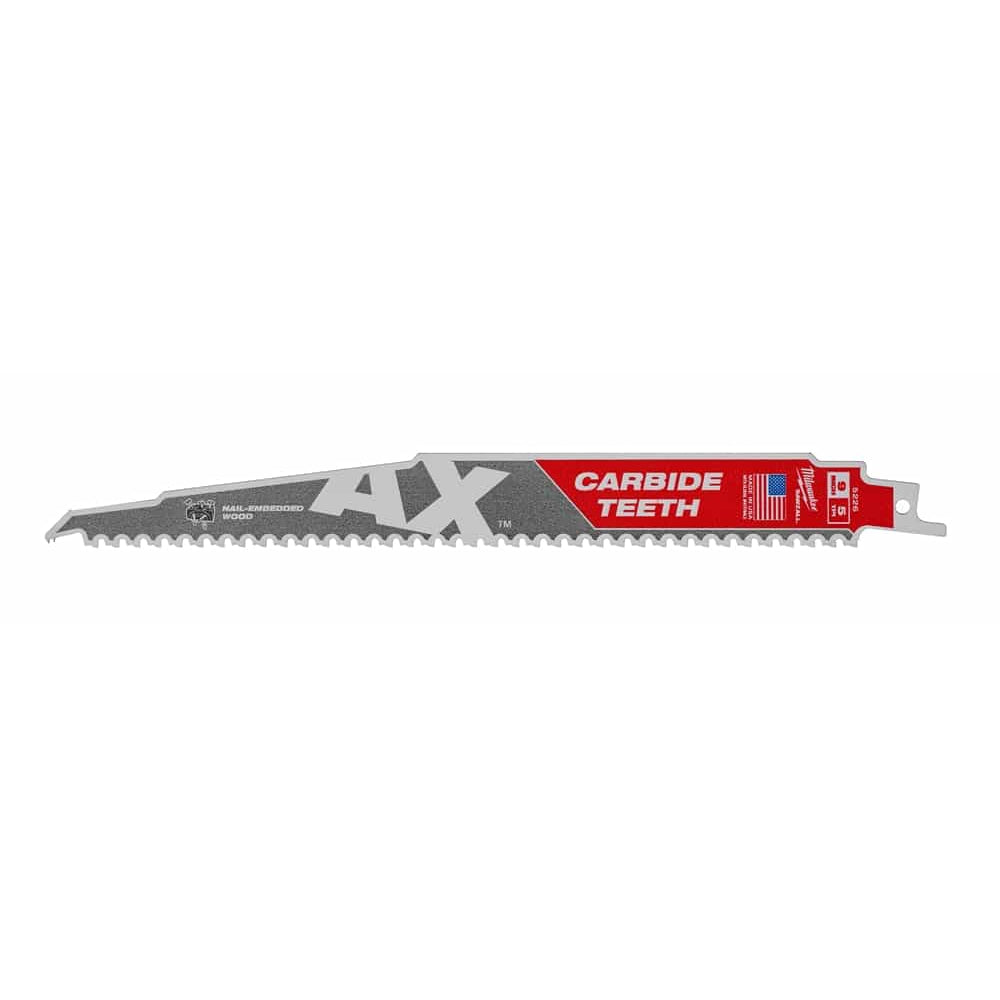 Milwaukee 48-00-5226 Ax Carbide Teeth Sawzall Blade - Ace Tool Group - Milwaukee