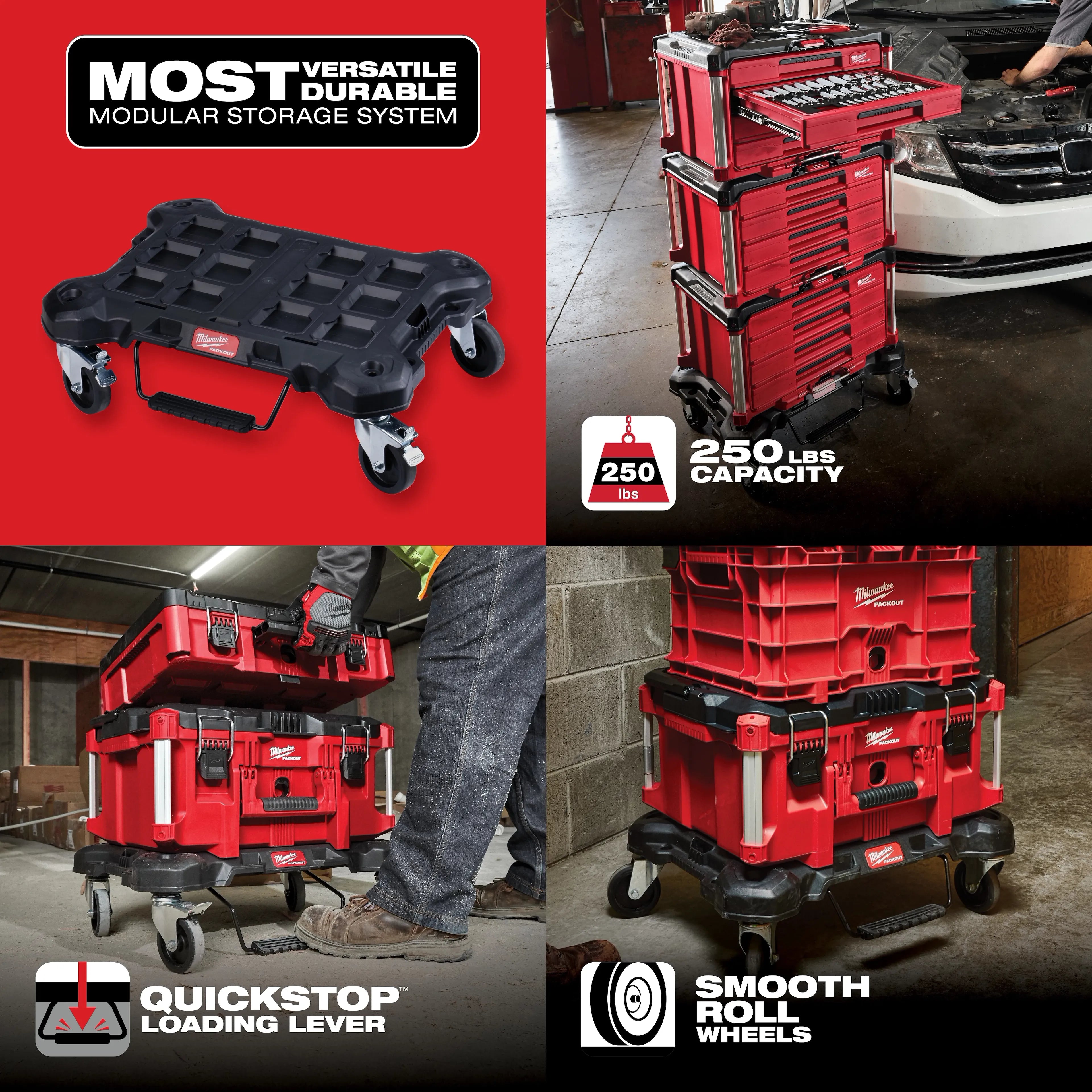 Milwaukee 48-22-8410 PACKOUT  Dolly Cart - Ace Tool Group - Milwaukee