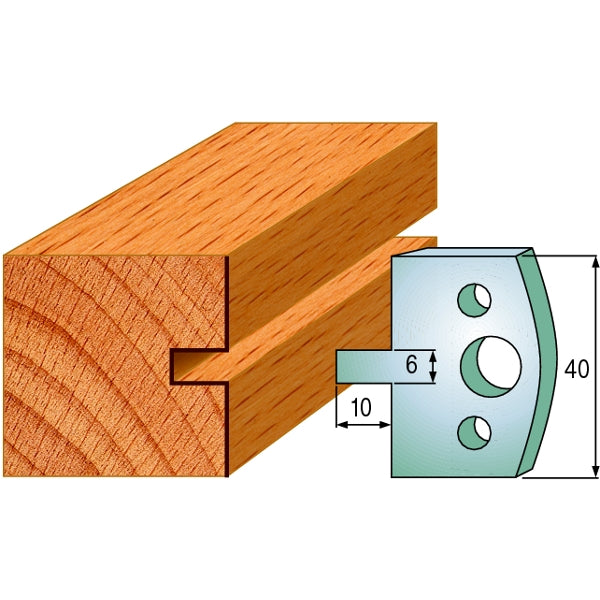 CMT 690.016 Pair of Profiled Knives for Shaper Cutters - Ace Tool Group - CMT