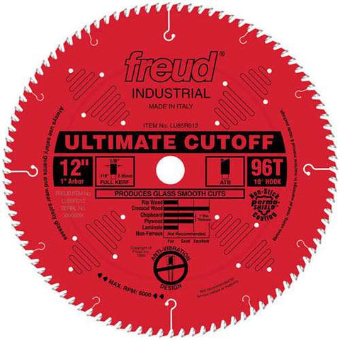 Freud Tools 12" Carbide Tipped Saw Blade For Crosscutting - Ace Tool Group - Freud