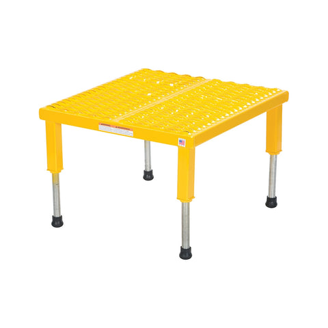 Vestil Adjust Alum Stand 9-1/2-15-1/2 H 19 X 36 - Ace Tool Group - Vestil