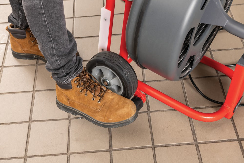 RIDGID 51402 K-750 Drain Cleaning Drum Machine with AUTOFEED, 0.63" Pigtail - Ace Tool Group - Ridgid