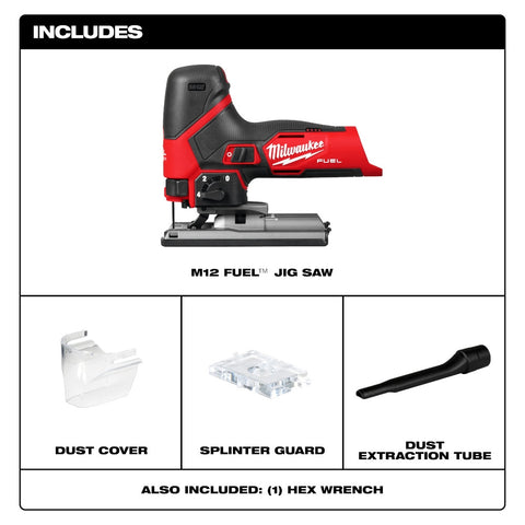 Milwaukee 2545-20 M12 Fuel Cordless Jigsaw - Ace Tool Group - Milwaukee