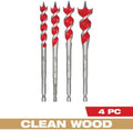 Milwaukee 48-13-0400  SPEED FEED Wood Bit 6-1/2" Set - 4 PC - Ace Tool Group - Milwaukee