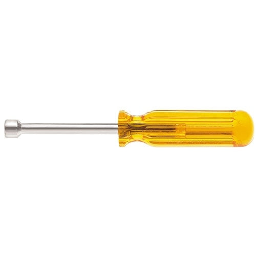 Klein Tools S14 7/16'' Hollow-Shank Nut Driver - 3''-Shank - Ace Tool Group - Klein