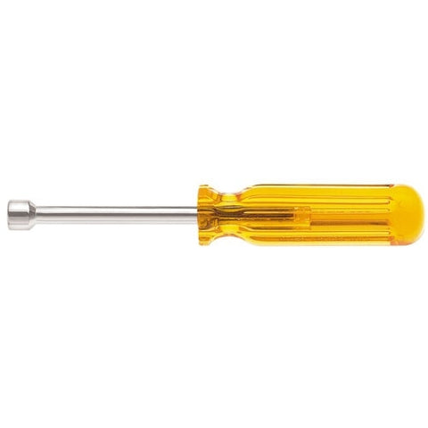 Klein Tools S14 7/16'' Hollow-Shank Nut Driver - 3''-Shank - Ace Tool Group - Klein