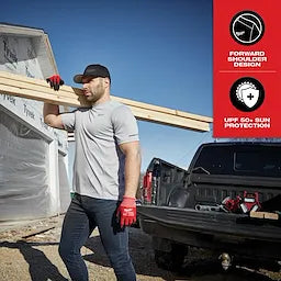 Milwaukee 414G-S WORKSKIN LIGHT SS SHIRT - GRAY S - Ace Tool Group - Milwaukee