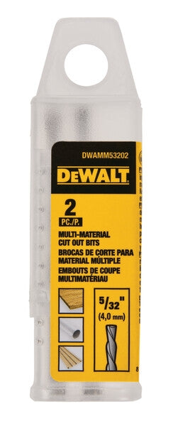 Dewalt Dwamm53202 5/32In Multi-Material Cut Out Bit 2 - Ace Tool Group - DeWalt