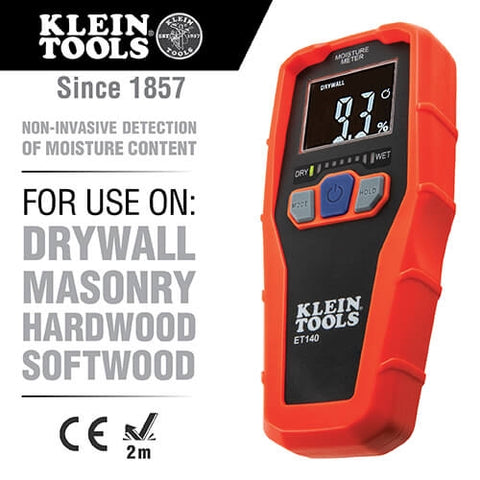Klein Tools ET140 Moisture Meter, Pinless - Ace Tool Group - Klein