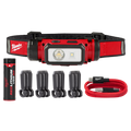 Milwaukee 2163-21 Redlithium USB Hard Hat Headlamp - Ace Tool Group - Milwaukee