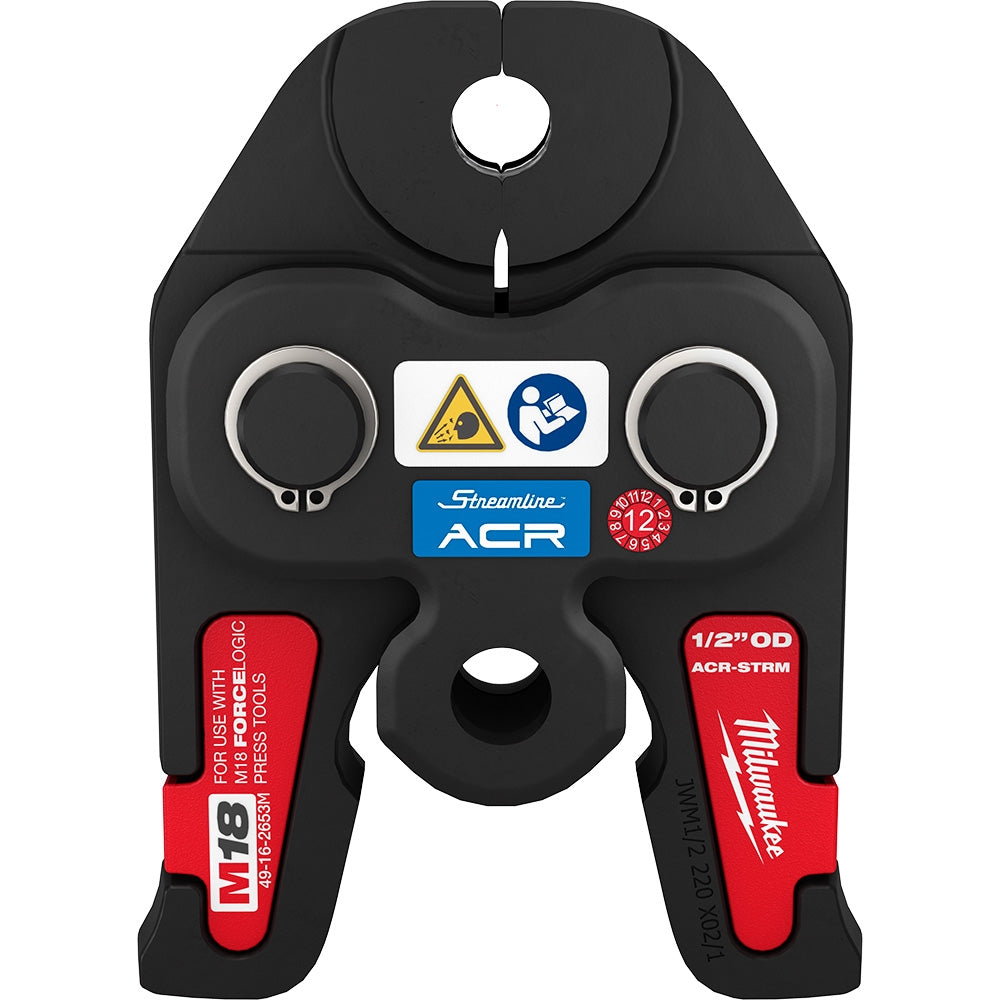 Milwaukee 49-16-2653M 1/2" Streamline ACR Press Jaw for M18 FORCE LOGIC Press Tools - Ace Tool Group - Milwaukee