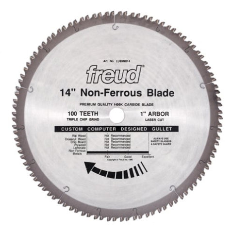 Freud Tools 14" Thick Stock Aluminum Metal Blade - Ace Tool Group - Freud
