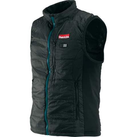 Makita DCV200Z 18V LXT Lithium-Ion Cordless Heated Vest (Vest Only), Black - Ace Tool Group - Makita