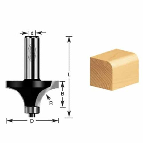 Timberline 320-46 Timberline Corner Round 1/8 Radius - Ace Tool Group - Timberline