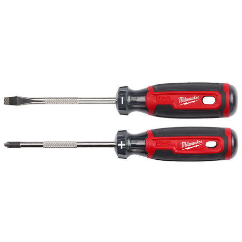 Milwaukee MT200-2 2PC Cushion Grip Screwdriver Set (USA) - Ace Tool Group - Milwaukee