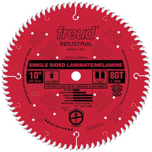 Freud Tools 10" Single Sided Laminate/Melamine Blade - Ace Tool Group - Freud