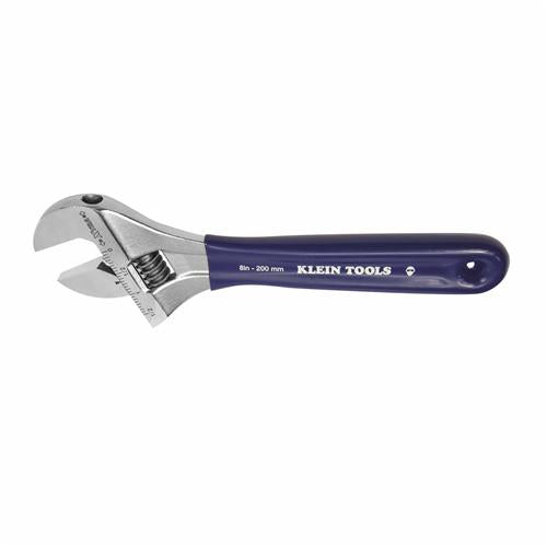 Klein D509-8 Adj. Wrench, Extra-Wide Jaw, 8 in. - Ace Tool Group - Klein