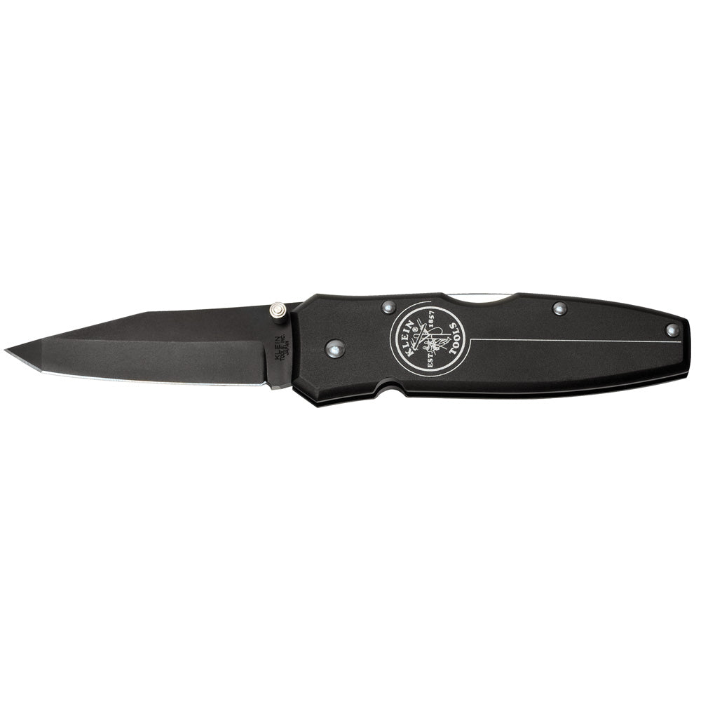 Klein Tools 44052BLK Tanto Lockback Knife 2-1/2" Blade