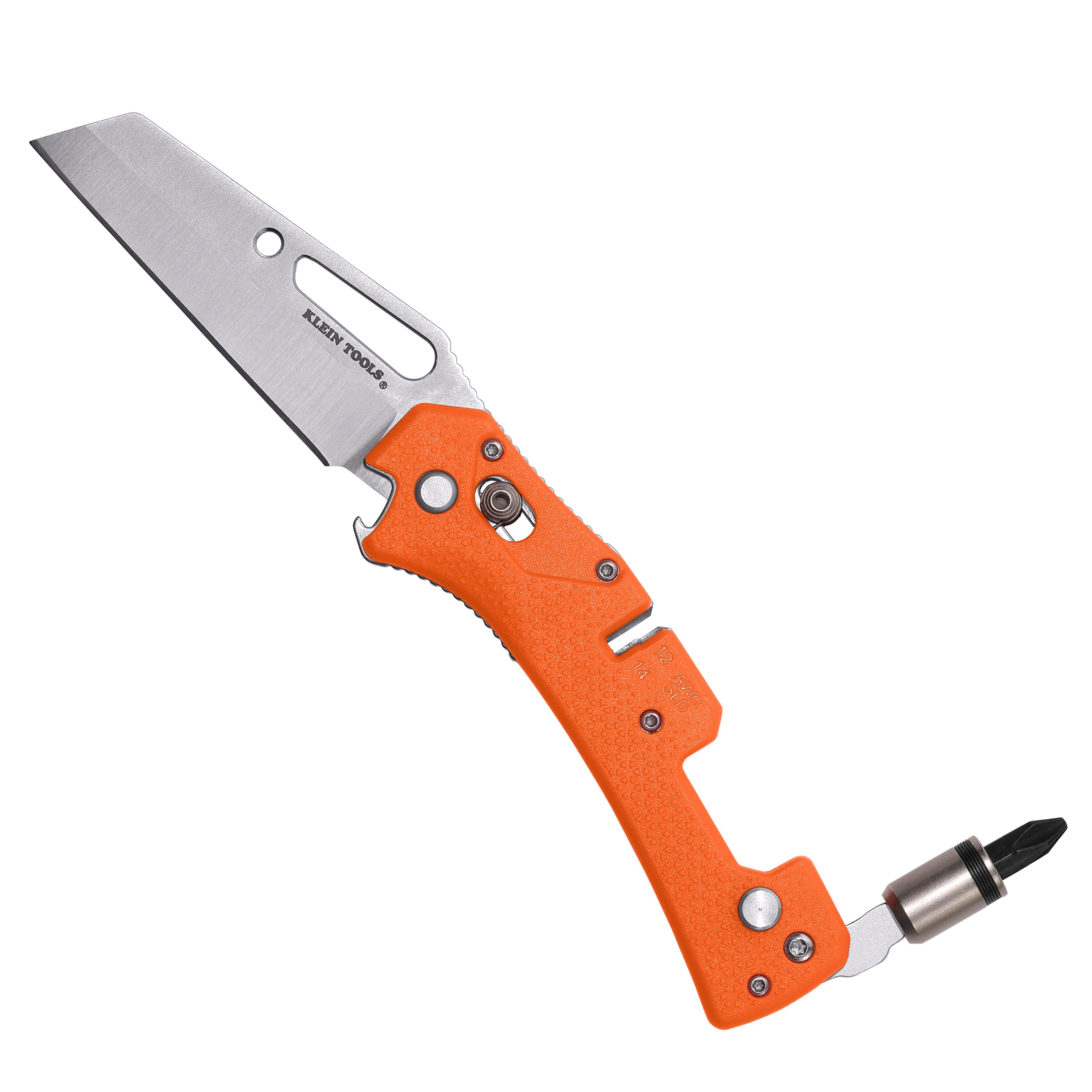 Klein 44056D Electrician's Pocket Knife with Driver - Ace Tool Group - Klein