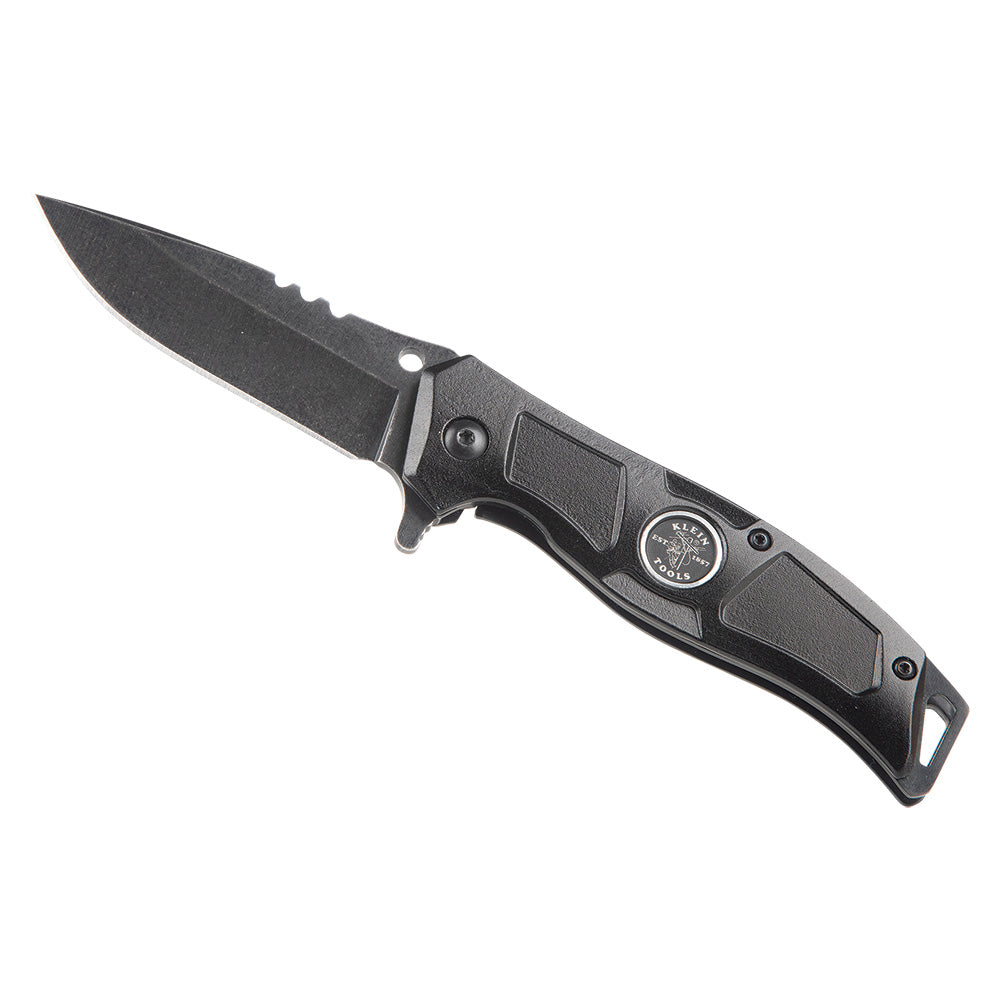 Klein 44228R Electrician's Bearing-Assisted Open Pocket Knife