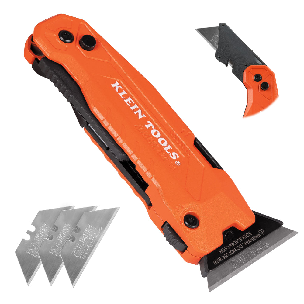 Klein Tools 44306 FLICKBLADE™ Utility Knife / Scraper