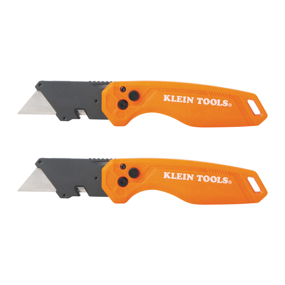 Klein 44313 Folding Utility Knive, 2-Pack - Ace Tool Group - Klein