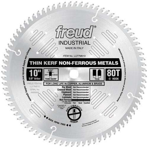 Freud Tools 10" Medium Stock Aluminum Blade - Ace Tool Group - Freud