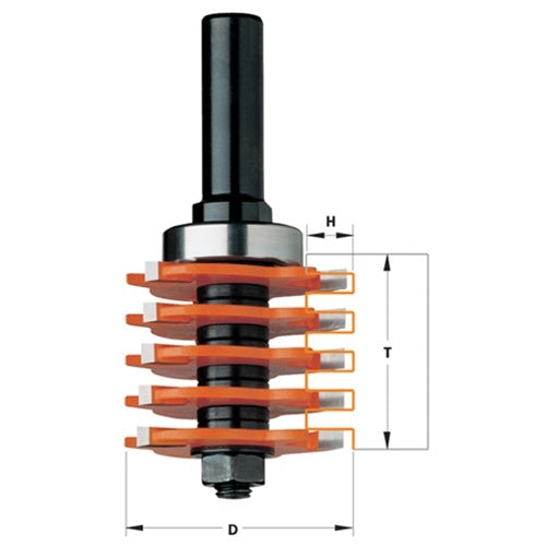 CMT 800.616.11 Box Joint Bit, 1-7/8-Inch Diameter, 1/2-Inch Shank - Ace Tool Group - CMT