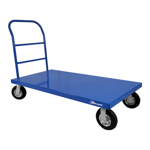 Jescraft PC-430PN8-2R2S Steel Deck Platform Cart - Ace Tool Group - Jescraft