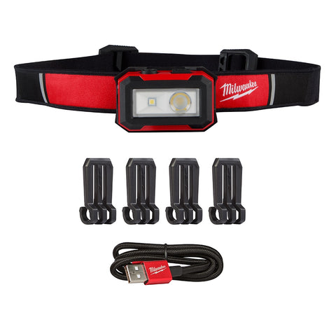 Milwaukee 2012R Rechargeable Magnetic Headlamp - Ace Tool Group - Milwaukee