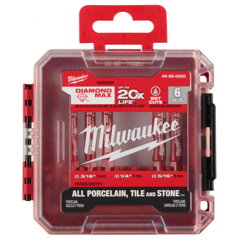 Milwaukee 49-56-0550  Diamond Max Hole Saw Bit Set - 6PC - Ace Tool Group - Milwaukee