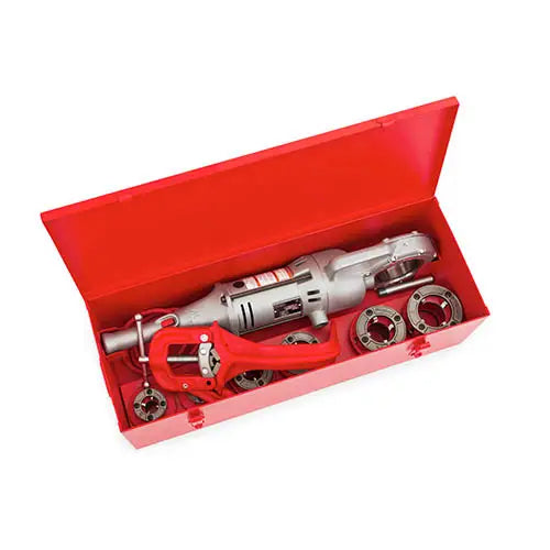 RIDGID 45178 700 Power Drive w/ 1/2"-2" NPT Die Heads, Case and Support Arm - 45178 - Ace Tool Group - Ridgid