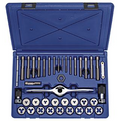 Irwin 1835091 Performance Threading System Tap And Die Set -Machine Screw/Fractional 40-Piece - Ace Tool Group - Irwin