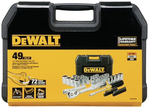 Dewalt Dwmt45049 49Pc Mechanics Tool Set - Ace Tool Group - DeWalt