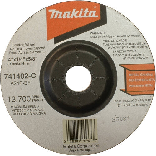Makita 741402-C-25 Grinding Wheels 24 Grit 25 Pack - Ace Tool Group - Makita