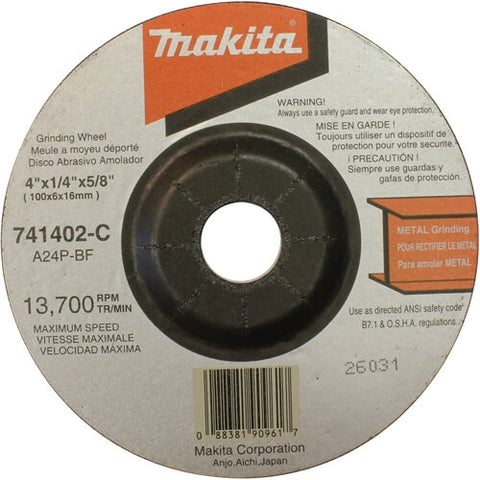 Makita 741402-C-25 Grinding Wheels 24 Grit 25 Pack - Ace Tool Group - Makita