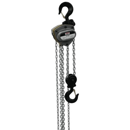 JET 207115 L-100-300WO-15, 3T Chain Hoist w/ 15 ft. Lift - Ace Tool Group - JET
