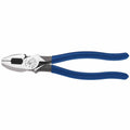 Klein Tools D213-9NETP 9'' (229 mm) High-Leverage Side-Cutting Pliers - Fish Tape Pulling - Ace Tool Group - Klein